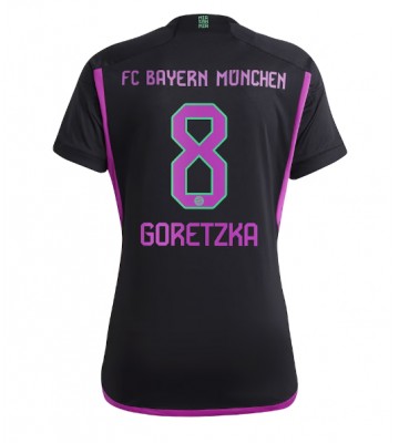 Bayern Munich Leon Goretzka #8 Udebanetrøje Dame 2023-24 Kort ærmer